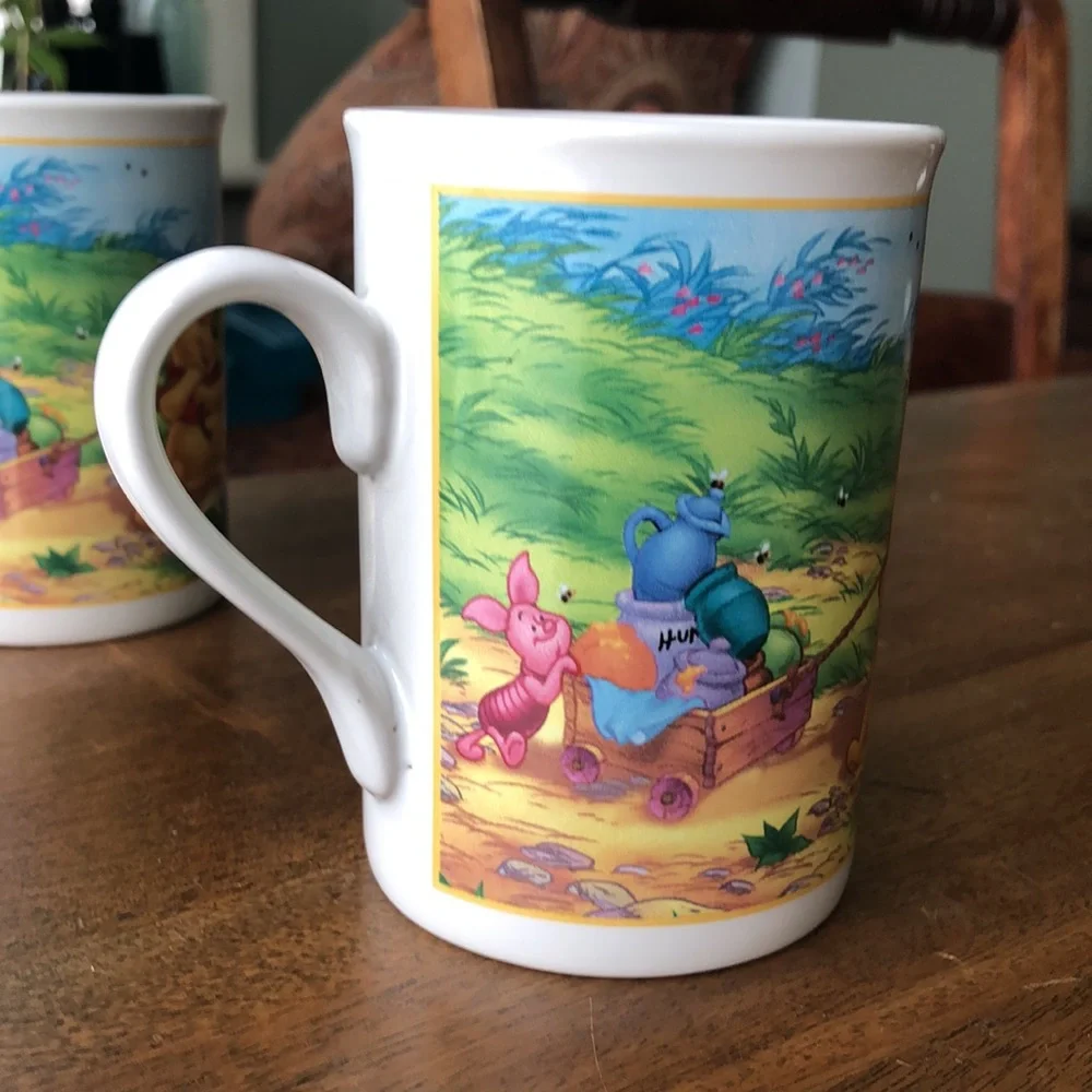 Disney “Winnie the Poop” Mugs Set of Two - Picture 2 of 8